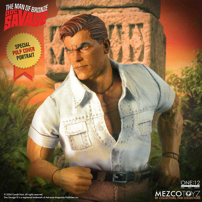 Load image into Gallery viewer, Mezco Toyz - One 12 Doc Savage: The Man of Bronze - Doc Savage
