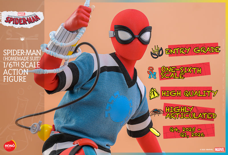 Load image into Gallery viewer, Honō Studio - Your Friendly Neighbourhood Spider-Man - Spider-Man (Homemade Suit)
