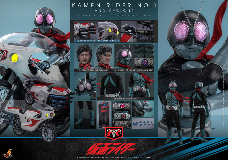 Load image into Gallery viewer, Hot Toys - Kamen Rider - Kamen Rider No. 1 and Cyclone
