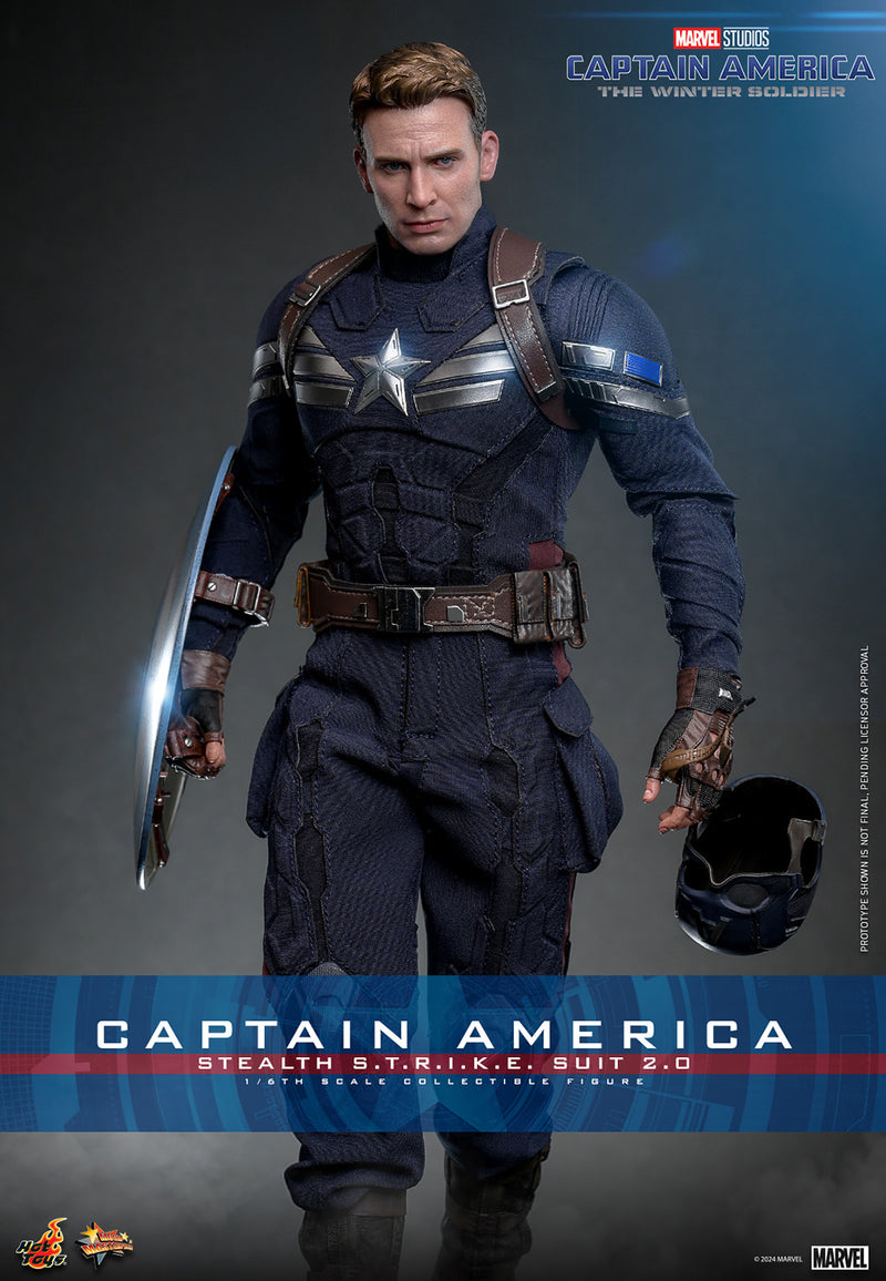 Load image into Gallery viewer, Hot Toys - Captain America: The Winter Soldier - Captain America (Stealth S.T.R.I.K.E. Suit) 2.0
