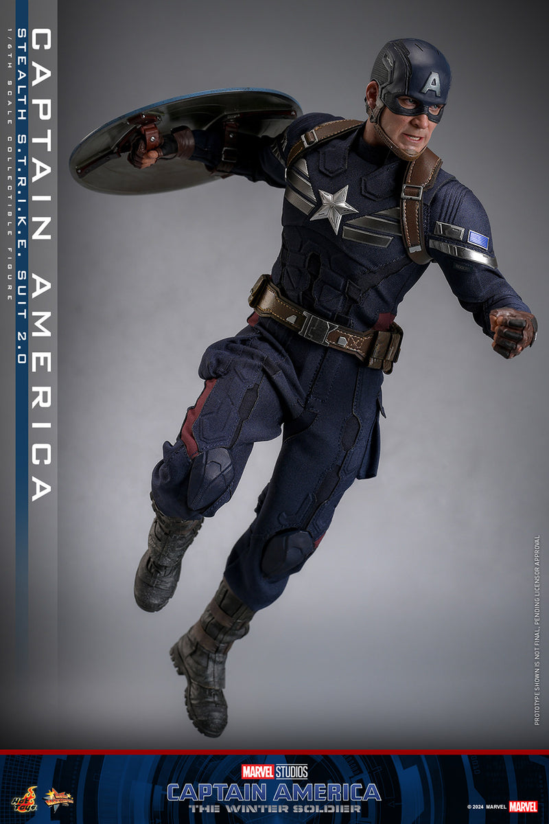 Load image into Gallery viewer, Hot Toys - Captain America: The Winter Soldier - Captain America (Stealth S.T.R.I.K.E. Suit) 2.0
