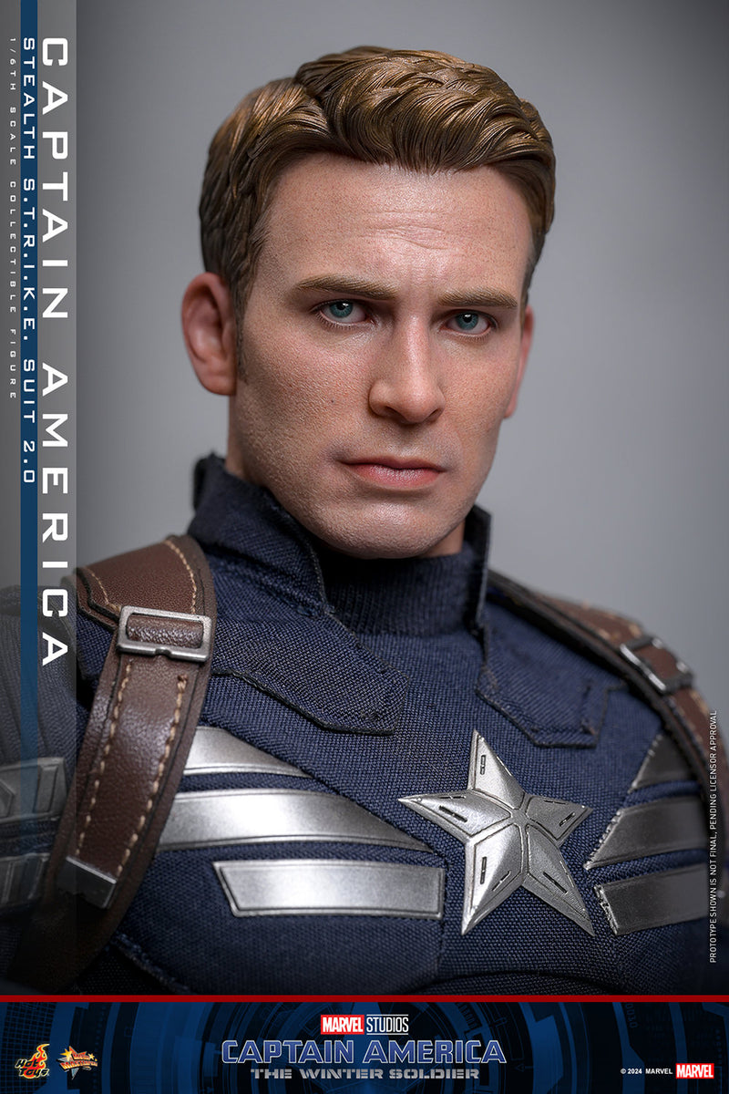 Load image into Gallery viewer, Hot Toys - Captain America: The Winter Soldier - Captain America (Stealth S.T.R.I.K.E. Suit) 2.0
