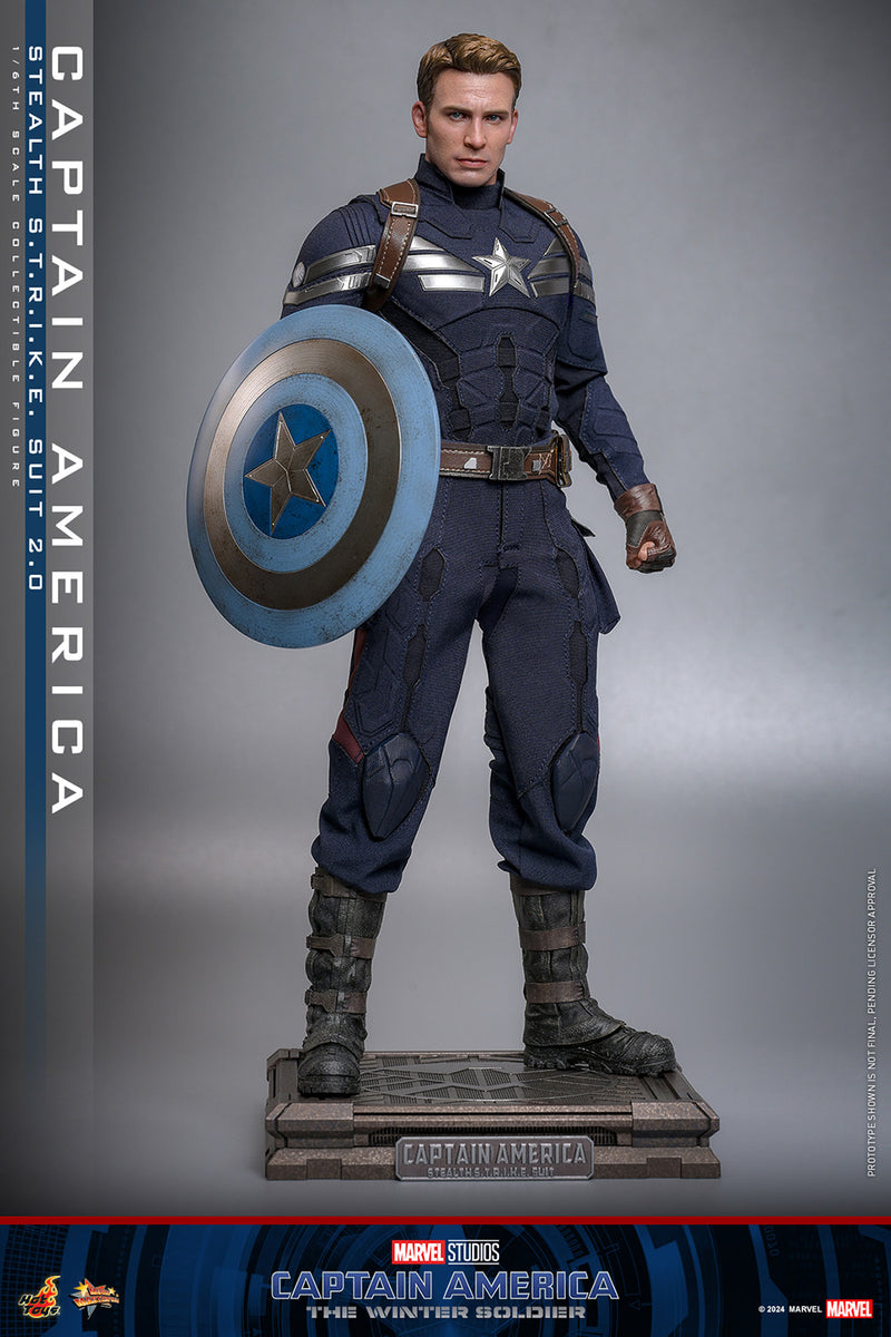 Load image into Gallery viewer, Hot Toys - Captain America: The Winter Soldier - Captain America (Stealth S.T.R.I.K.E. Suit) 2.0
