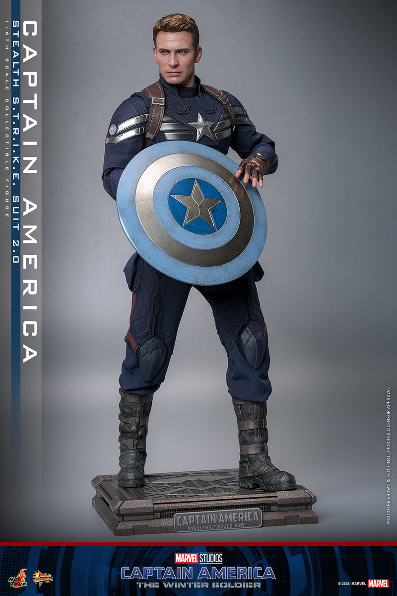 Load image into Gallery viewer, Hot Toys - Captain America: The Winter Soldier - Captain America (Stealth S.T.R.I.K.E. Suit) 2.0
