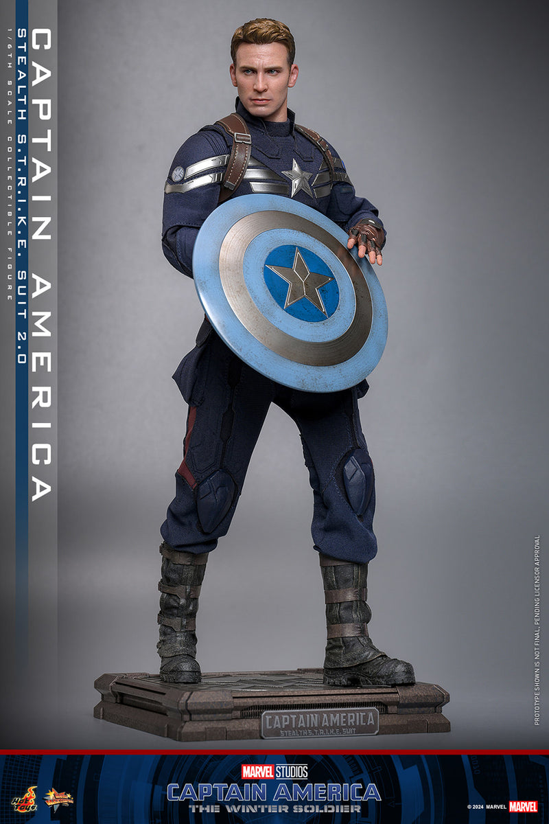 Load image into Gallery viewer, Hot Toys - Captain America: The Winter Soldier - Captain America (Stealth S.T.R.I.K.E. Suit) 2.0
