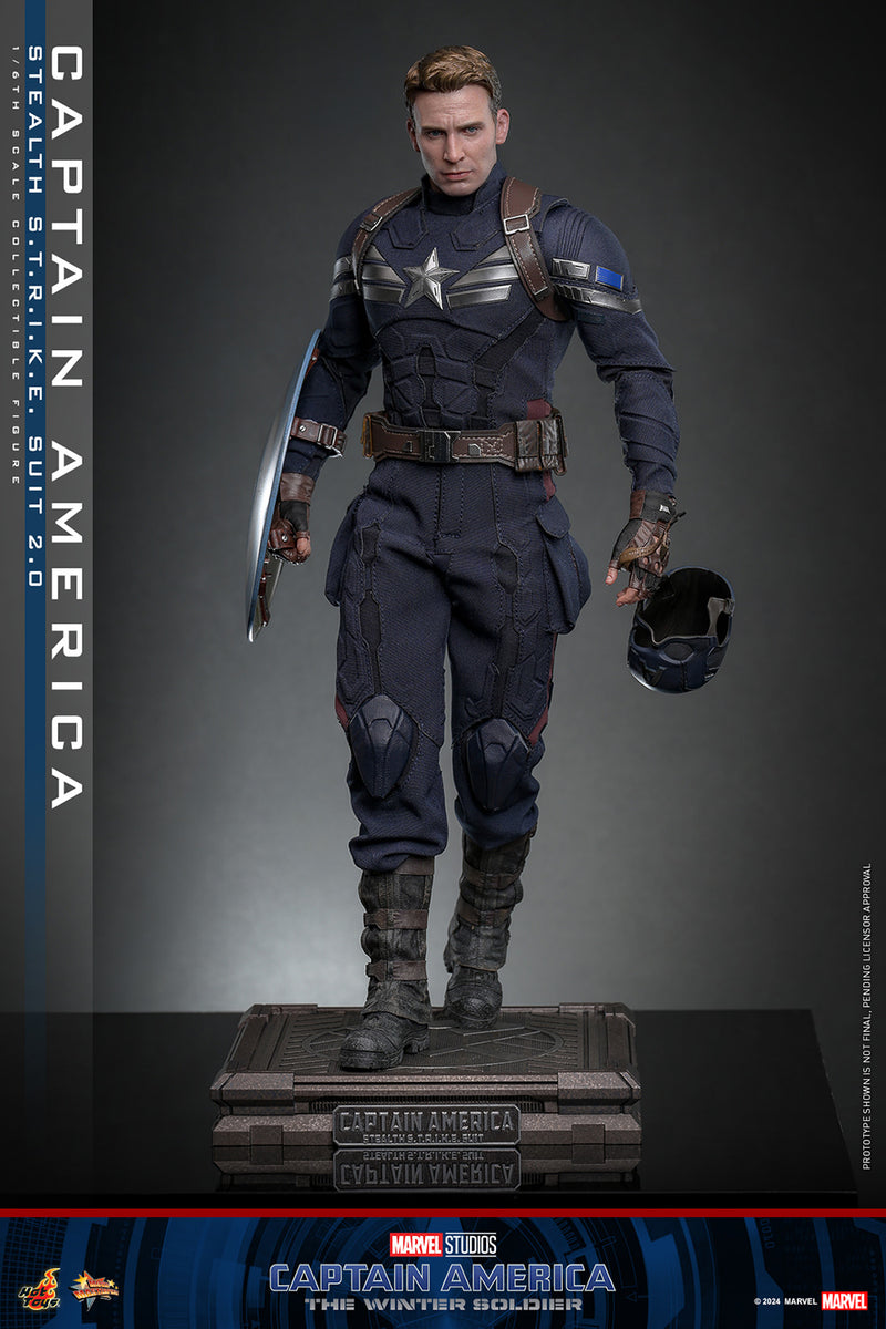 Load image into Gallery viewer, Hot Toys - Captain America: The Winter Soldier - Captain America (Stealth S.T.R.I.K.E. Suit) 2.0
