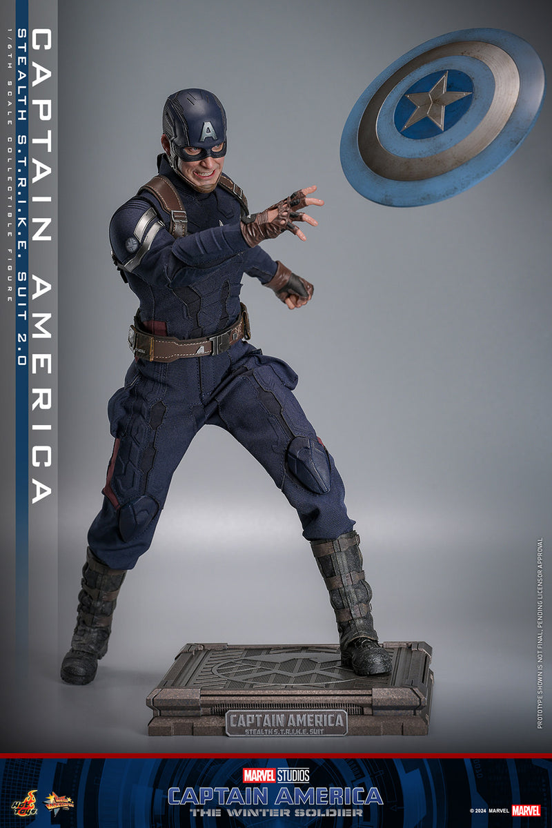 Load image into Gallery viewer, Hot Toys - Captain America: The Winter Soldier - Captain America (Stealth S.T.R.I.K.E. Suit) 2.0
