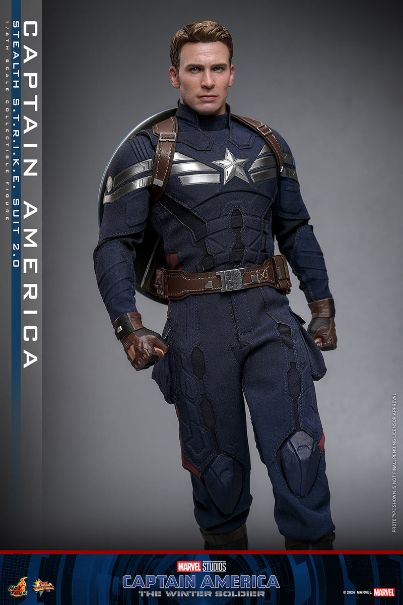 Load image into Gallery viewer, Hot Toys - Captain America: The Winter Soldier - Captain America (Stealth S.T.R.I.K.E. Suit) 2.0
