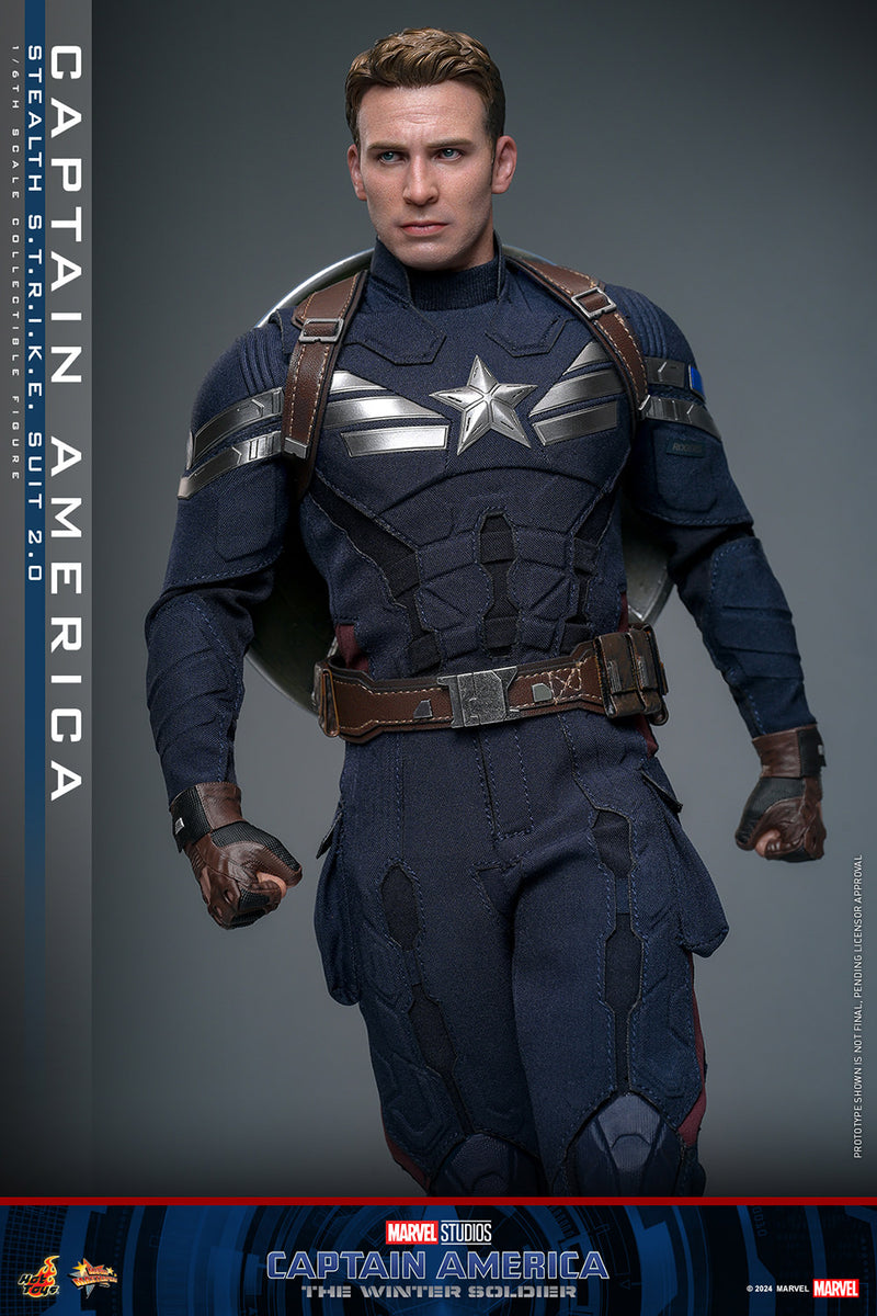 Load image into Gallery viewer, Hot Toys - Captain America: The Winter Soldier - Captain America (Stealth S.T.R.I.K.E. Suit) 2.0
