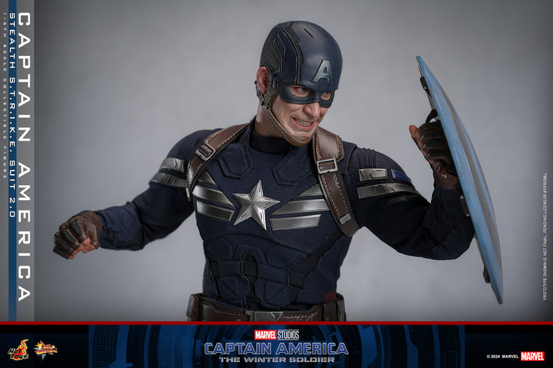 Load image into Gallery viewer, Hot Toys - Captain America: The Winter Soldier - Captain America (Stealth S.T.R.I.K.E. Suit) 2.0
