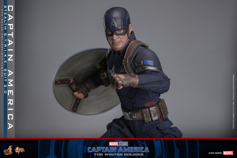 Load image into Gallery viewer, Hot Toys - Captain America: The Winter Soldier - Captain America (Stealth S.T.R.I.K.E. Suit) 2.0
