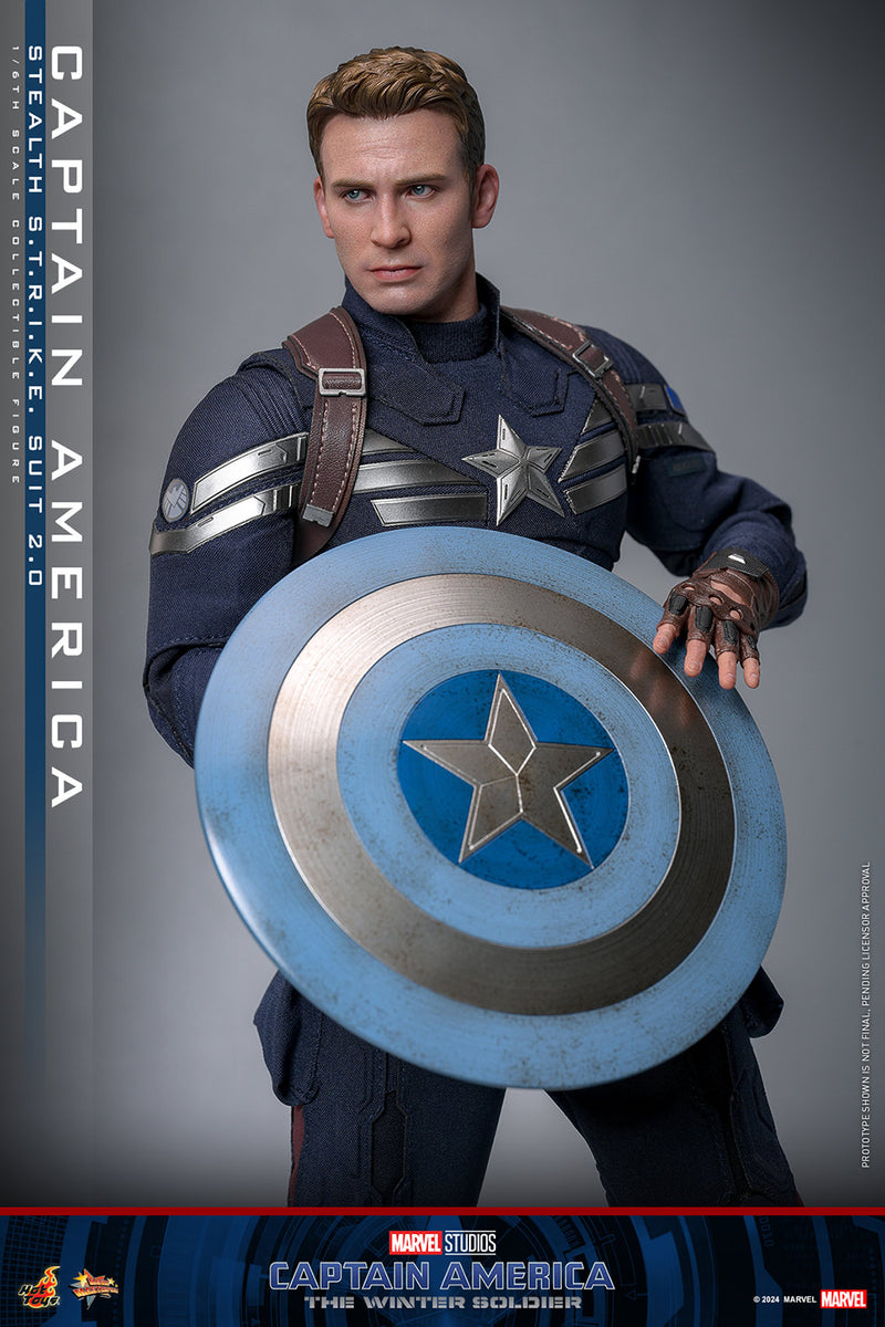 Load image into Gallery viewer, Hot Toys - Captain America: The Winter Soldier - Captain America (Stealth S.T.R.I.K.E. Suit) 2.0
