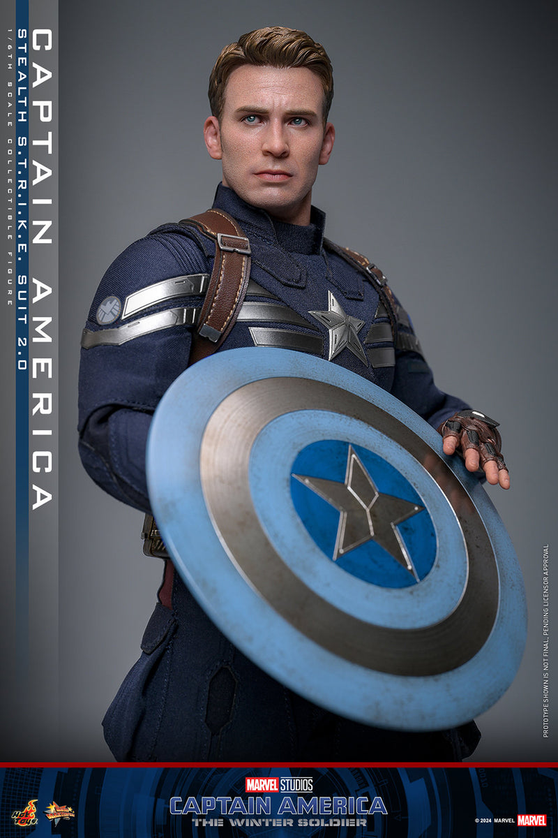 Load image into Gallery viewer, Hot Toys - Captain America: The Winter Soldier - Captain America (Stealth S.T.R.I.K.E. Suit) 2.0
