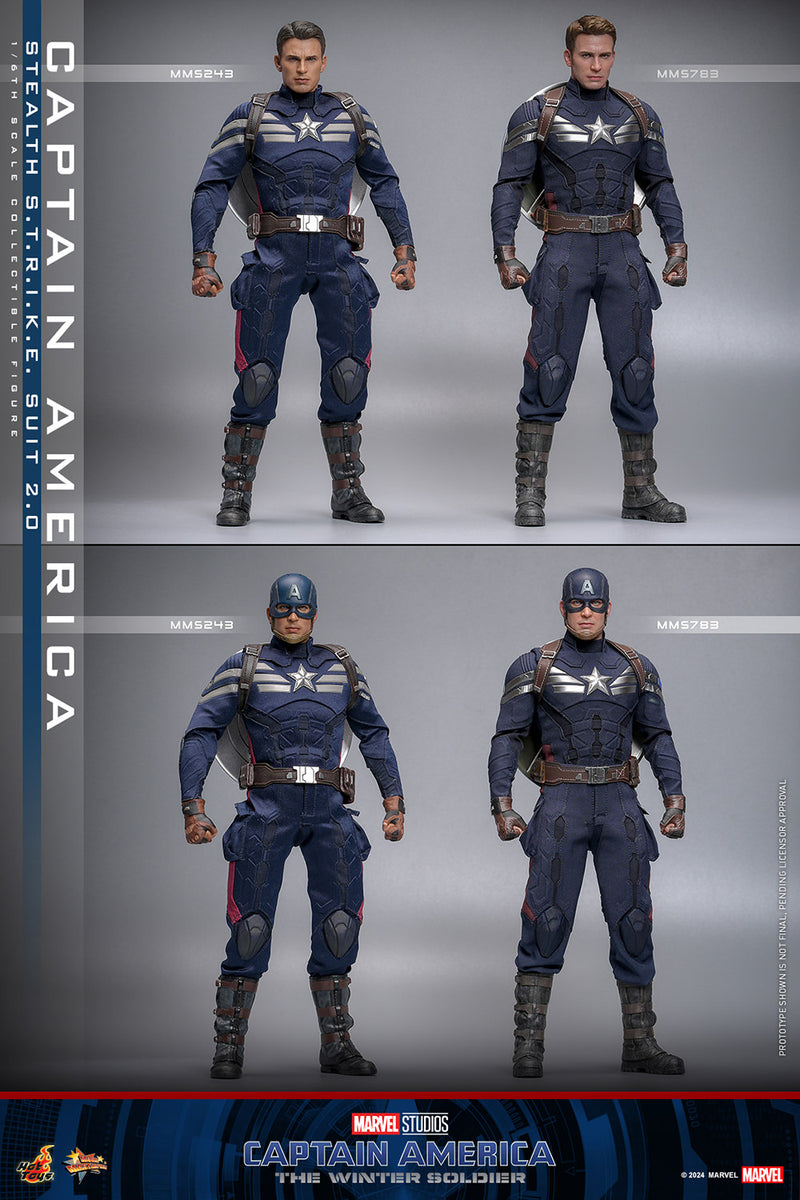 Load image into Gallery viewer, Hot Toys - Captain America: The Winter Soldier - Captain America (Stealth S.T.R.I.K.E. Suit) 2.0
