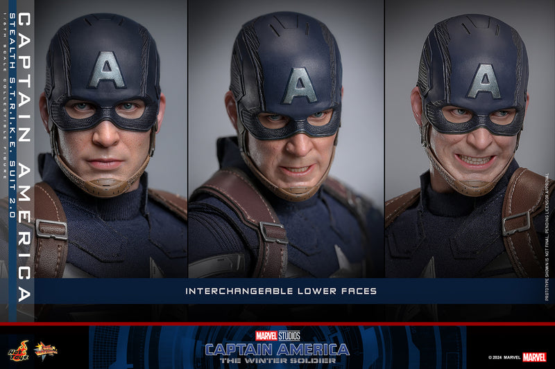 Load image into Gallery viewer, Hot Toys - Captain America: The Winter Soldier - Captain America (Stealth S.T.R.I.K.E. Suit) 2.0
