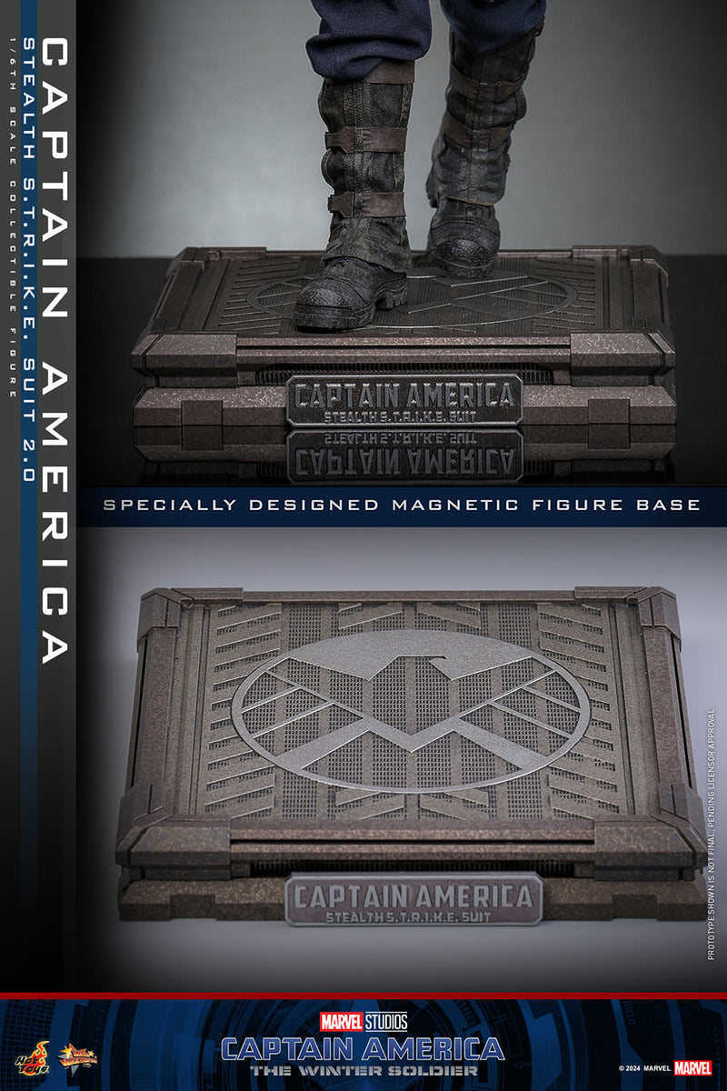 Load image into Gallery viewer, Hot Toys - Captain America: The Winter Soldier - Captain America (Stealth S.T.R.I.K.E. Suit) 2.0
