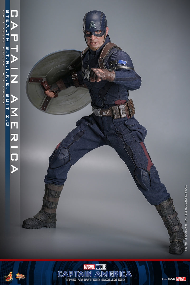 Load image into Gallery viewer, Hot Toys - Captain America: The Winter Soldier - Captain America (Stealth S.T.R.I.K.E. Suit) 2.0
