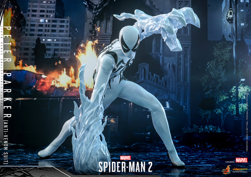 Load image into Gallery viewer, Hot Toys - Marvel&#39;s Spider-Man 2 - Peter Parker (Anti-Venom Suit)
