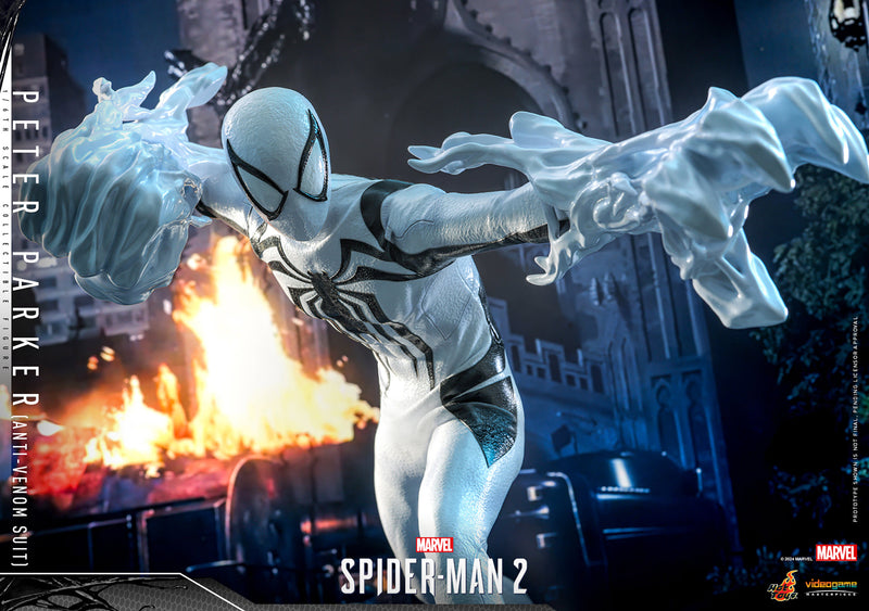 Load image into Gallery viewer, Hot Toys - Marvel&#39;s Spider-Man 2 - Peter Parker (Anti-Venom Suit)
