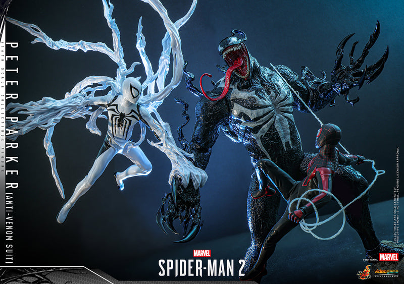 Load image into Gallery viewer, Hot Toys - Marvel&#39;s Spider-Man 2 - Peter Parker (Anti-Venom Suit)
