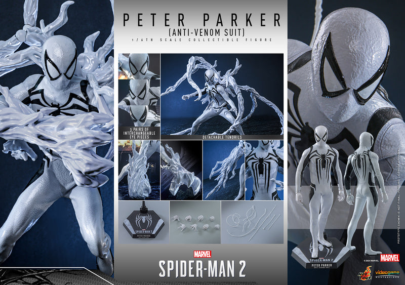 Load image into Gallery viewer, Hot Toys - Marvel&#39;s Spider-Man 2 - Peter Parker (Anti-Venom Suit)
