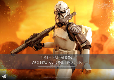 Hot Toys - Star Wars: The Clone Wars - 104th Battalion Wolfpack Clone Trooper (Deluxe Version)