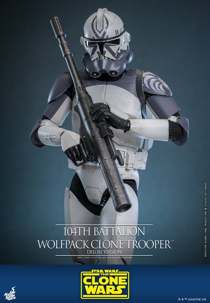 Load image into Gallery viewer, Hot Toys - Star Wars: The Clone Wars - 104th Battalion Wolfpack Clone Trooper (Deluxe Version)
