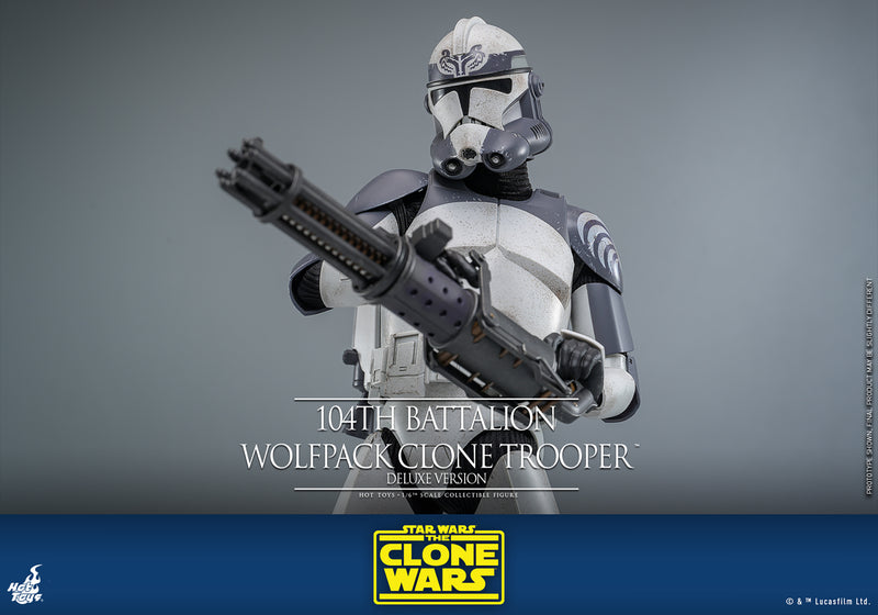 Load image into Gallery viewer, Hot Toys - Star Wars: The Clone Wars - 104th Battalion Wolfpack Clone Trooper (Deluxe Version)
