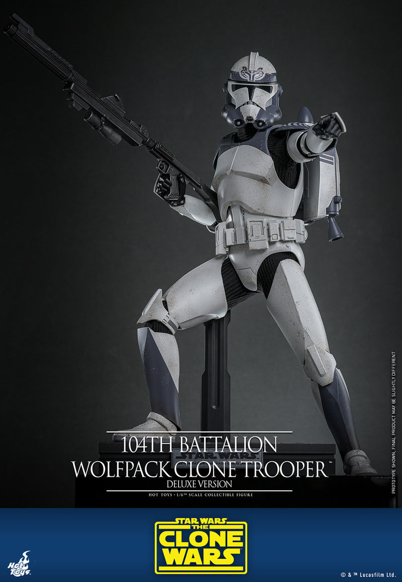 Load image into Gallery viewer, Hot Toys - Star Wars: The Clone Wars - 104th Battalion Wolfpack Clone Trooper (Deluxe Version)
