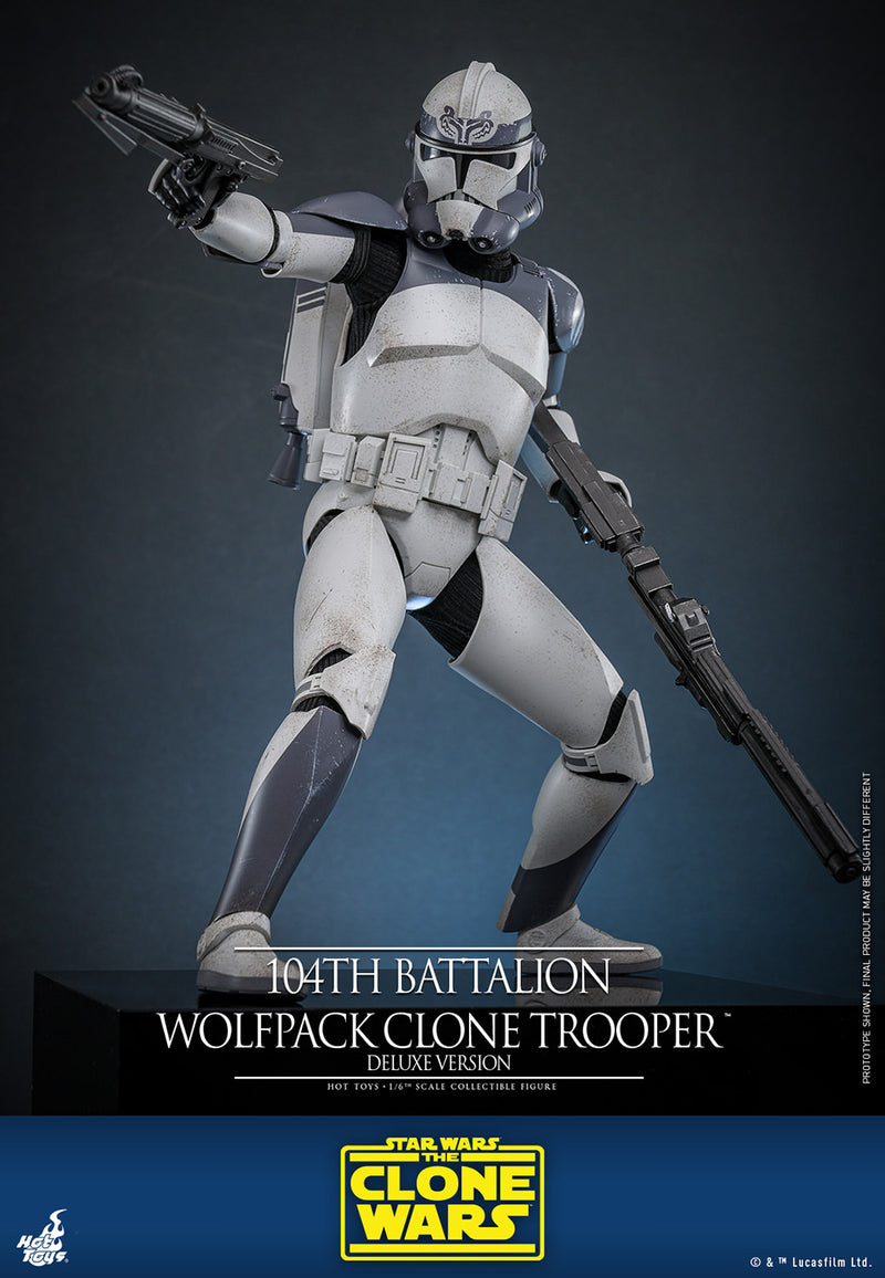 Load image into Gallery viewer, Hot Toys - Star Wars: The Clone Wars - 104th Battalion Wolfpack Clone Trooper (Deluxe Version)
