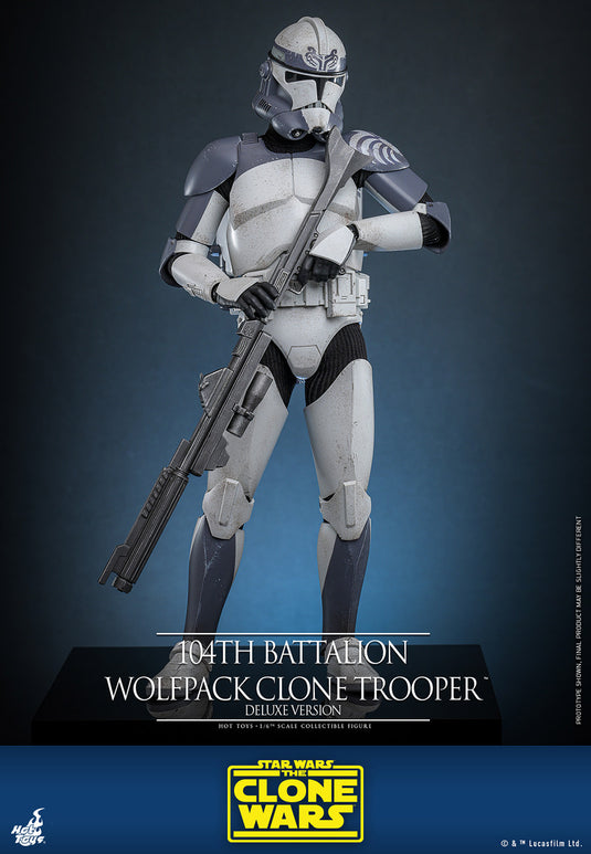 Hot Toys - Star Wars: The Clone Wars - 104th Battalion Wolfpack Clone Trooper (Deluxe Version)