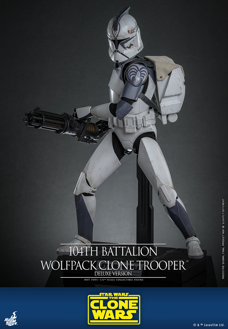 Load image into Gallery viewer, Hot Toys - Star Wars: The Clone Wars - 104th Battalion Wolfpack Clone Trooper (Deluxe Version)
