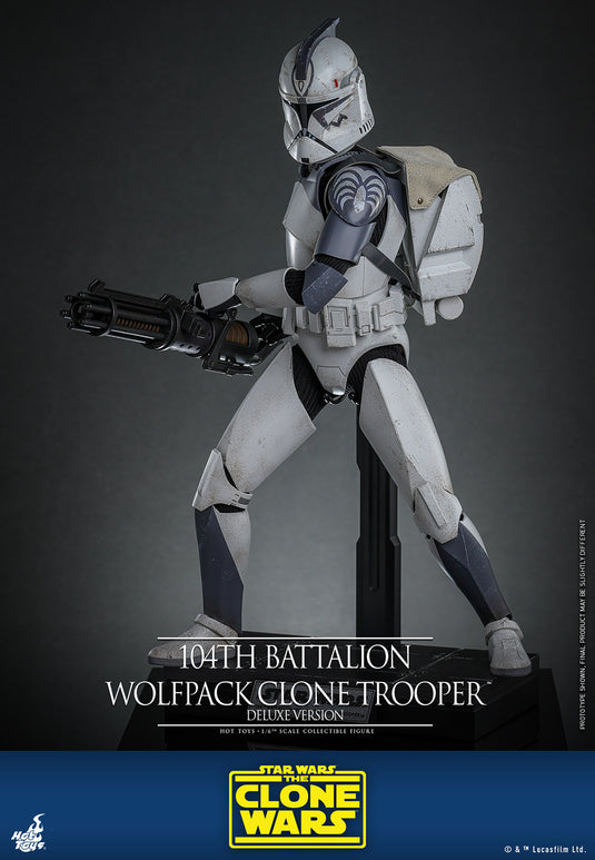 Hot Toys - Star Wars: The Clone Wars - 104th Battalion Wolfpack Clone Trooper (Deluxe Version)