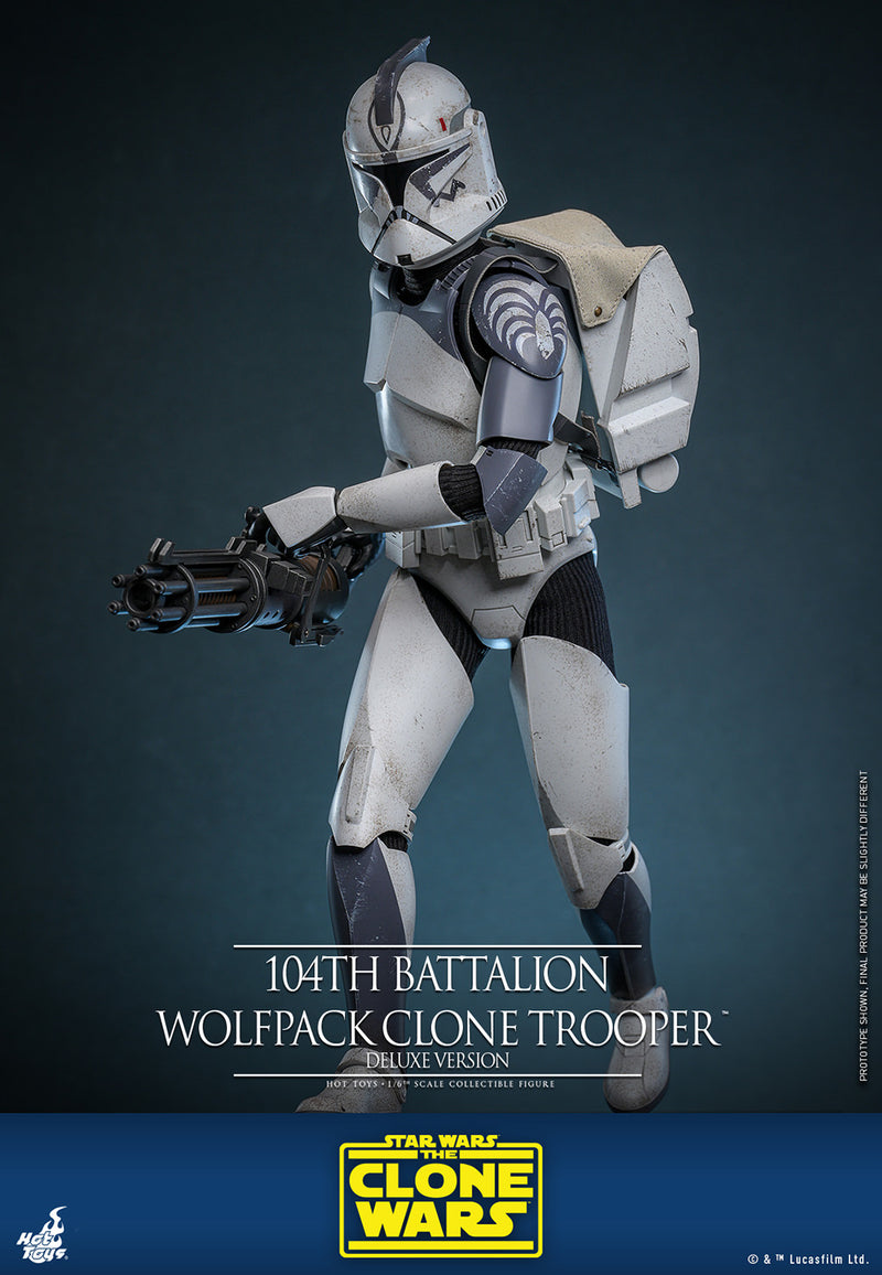 Load image into Gallery viewer, Hot Toys - Star Wars: The Clone Wars - 104th Battalion Wolfpack Clone Trooper (Deluxe Version)
