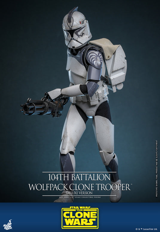 Hot Toys - Star Wars: The Clone Wars - 104th Battalion Wolfpack Clone Trooper (Deluxe Version)