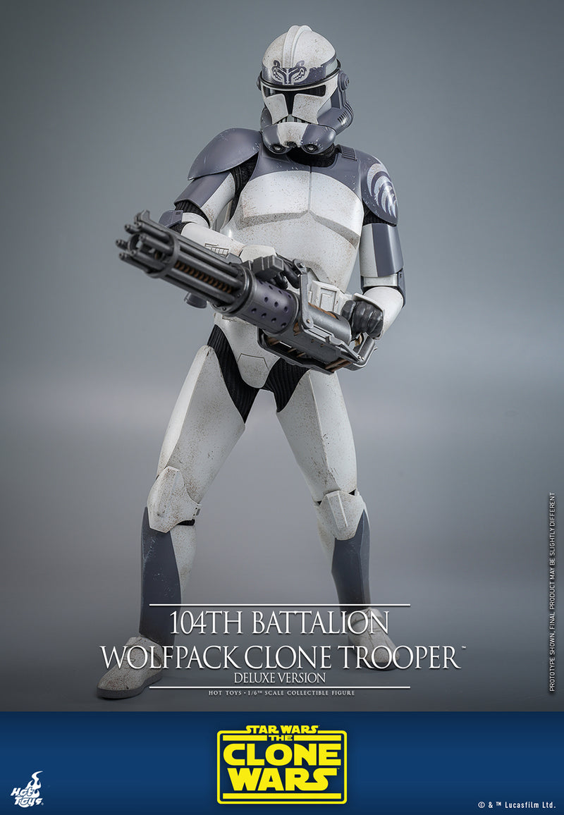 Load image into Gallery viewer, Hot Toys - Star Wars: The Clone Wars - 104th Battalion Wolfpack Clone Trooper (Deluxe Version)
