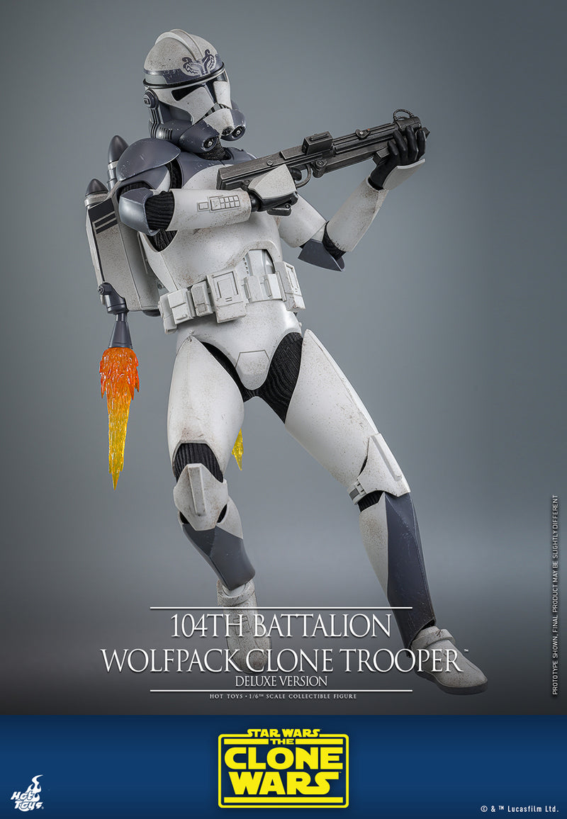 Load image into Gallery viewer, Hot Toys - Star Wars: The Clone Wars - 104th Battalion Wolfpack Clone Trooper (Deluxe Version)
