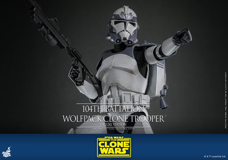 Load image into Gallery viewer, Hot Toys - Star Wars: The Clone Wars - 104th Battalion Wolfpack Clone Trooper (Deluxe Version)
