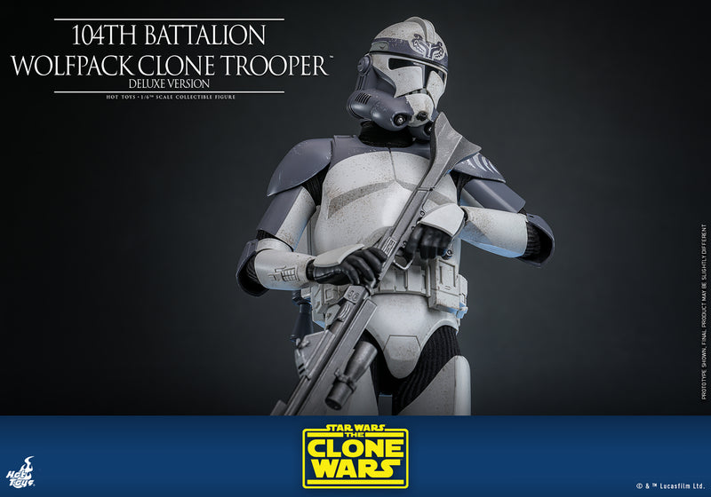 Load image into Gallery viewer, Hot Toys - Star Wars: The Clone Wars - 104th Battalion Wolfpack Clone Trooper (Deluxe Version)
