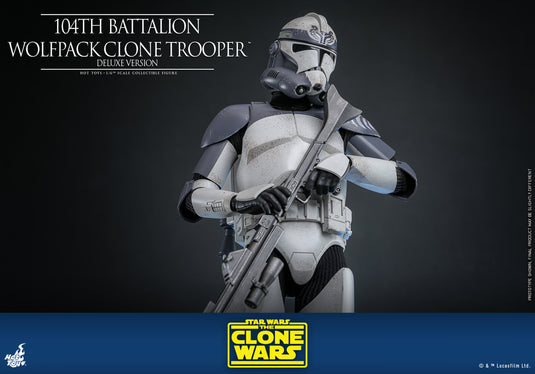 Hot Toys - Star Wars: The Clone Wars - 104th Battalion Wolfpack Clone Trooper (Deluxe Version)