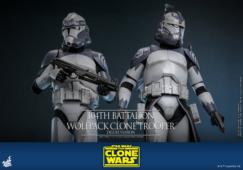 Load image into Gallery viewer, Hot Toys - Star Wars: The Clone Wars - 104th Battalion Wolfpack Clone Trooper (Deluxe Version)
