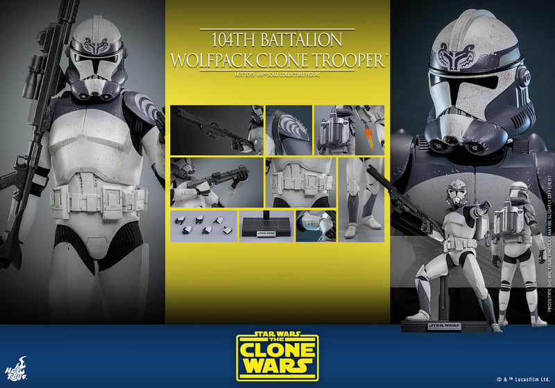 Load image into Gallery viewer, Hot Toys - Star Wars: The Clone Wars - 104th Battalion Wolfpack Clone Trooper
