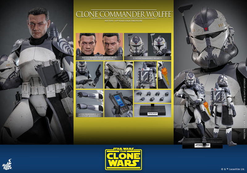 Load image into Gallery viewer, Hot Toys - Star Wars: The Clone Wars - Clone Commander Wolffe
