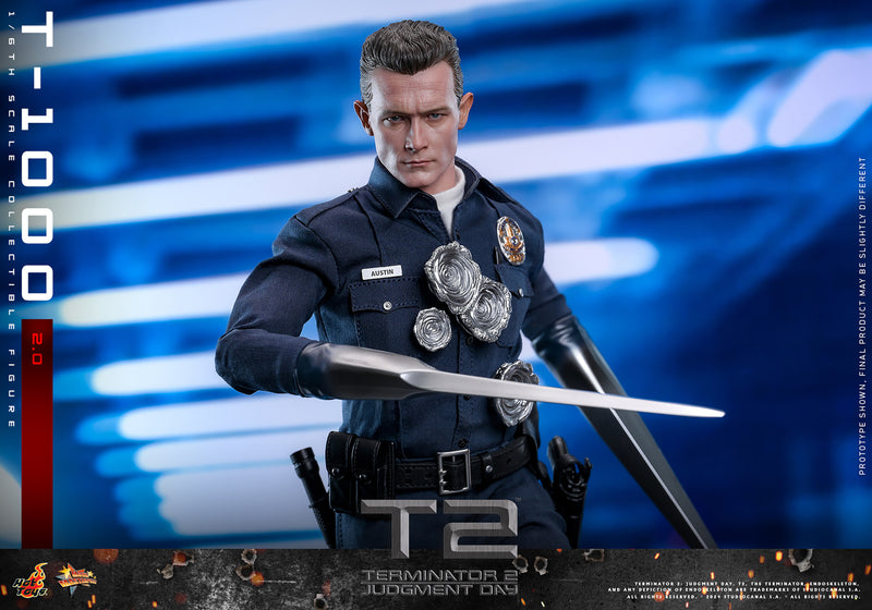 Load image into Gallery viewer, Hot Toys - Terminator 2 Judgement Day - T-1000 (Version 2.0)
