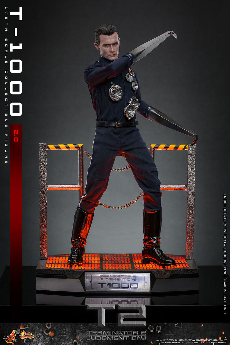 Load image into Gallery viewer, Hot Toys - Terminator 2 Judgement Day - T-1000 (Version 2.0)
