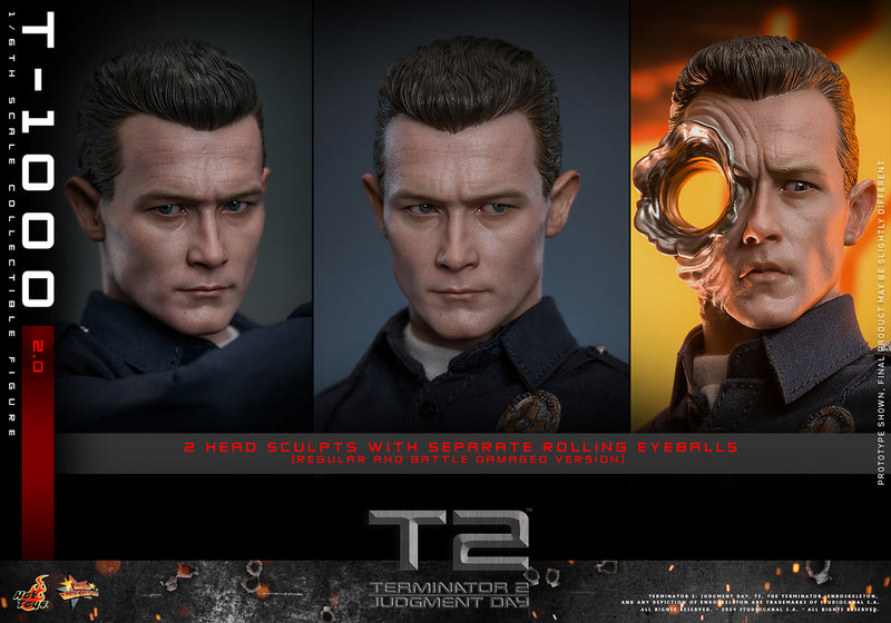 Load image into Gallery viewer, Hot Toys - Terminator 2 Judgement Day - T-1000 (Version 2.0)
