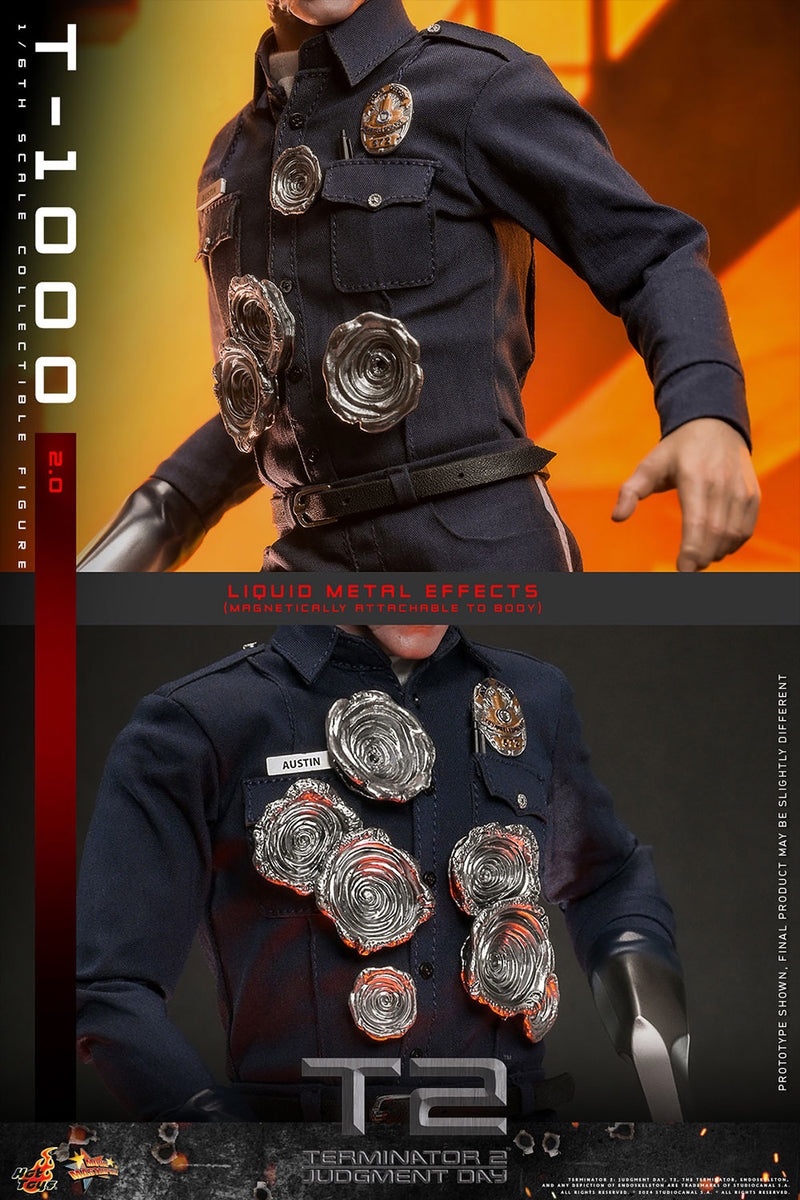 Load image into Gallery viewer, Hot Toys - Terminator 2 Judgement Day - T-1000 (Version 2.0)
