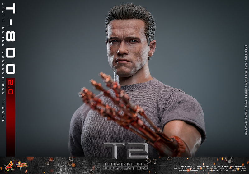 Load image into Gallery viewer, Hot Toys - Terminator 2 Judgement Day - T-800 (Version 2.0)
