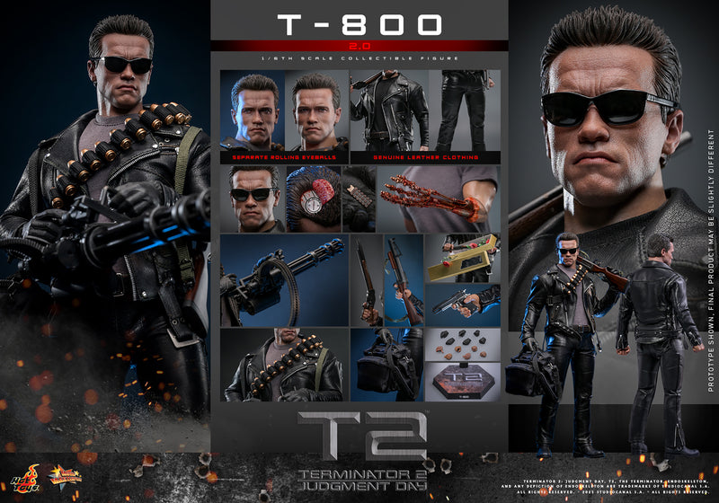 Load image into Gallery viewer, Hot Toys - Terminator 2 Judgement Day - T-800 (Version 2.0)
