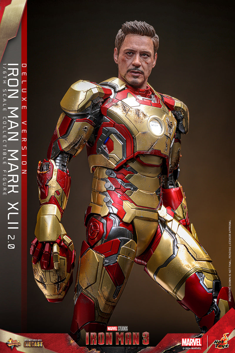 Load image into Gallery viewer, Hot Toys - Iron Man 3 - Iron Man Mark XLII (2.0) (Deluxe)
